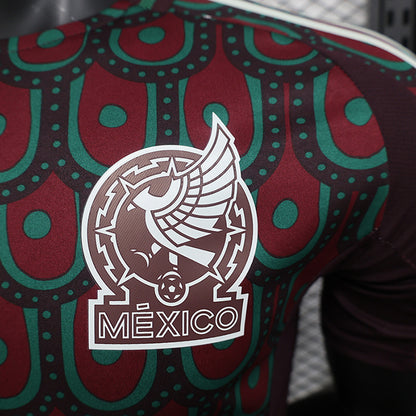 Authentic Mexico Home Red - Green Jersey 2024