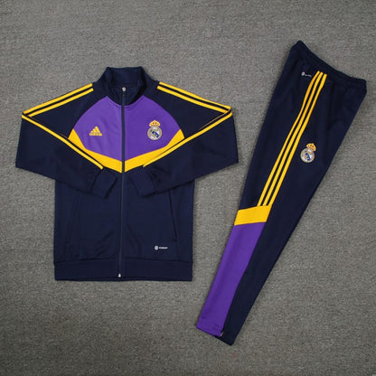 Real Madrid Navy Blue Purple Edition Training Suit