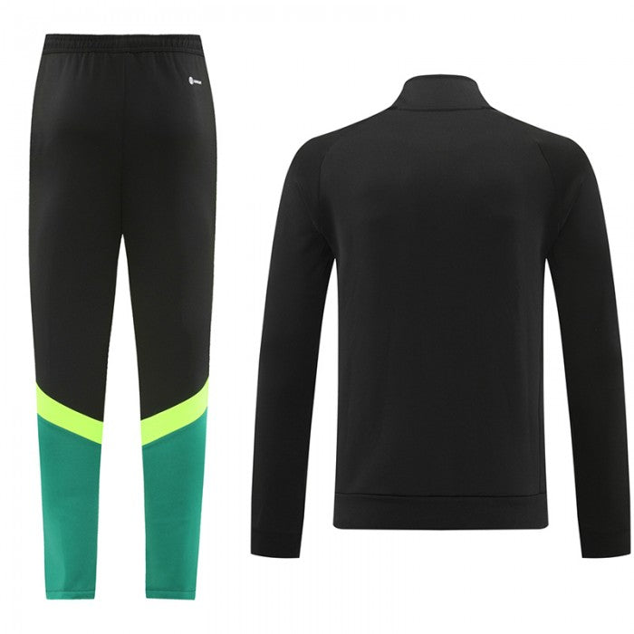 Manchester United Black Green Training Suit