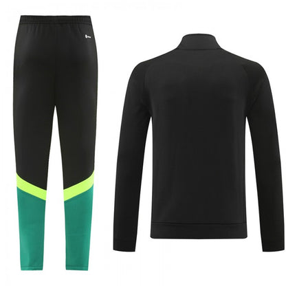 Manchester United Black Green Training Suit