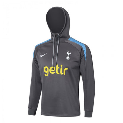 Tottenham Hotspur Gray Hooded Training Suit