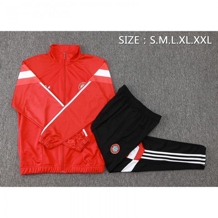 Bayern Munich Red White Training Suit