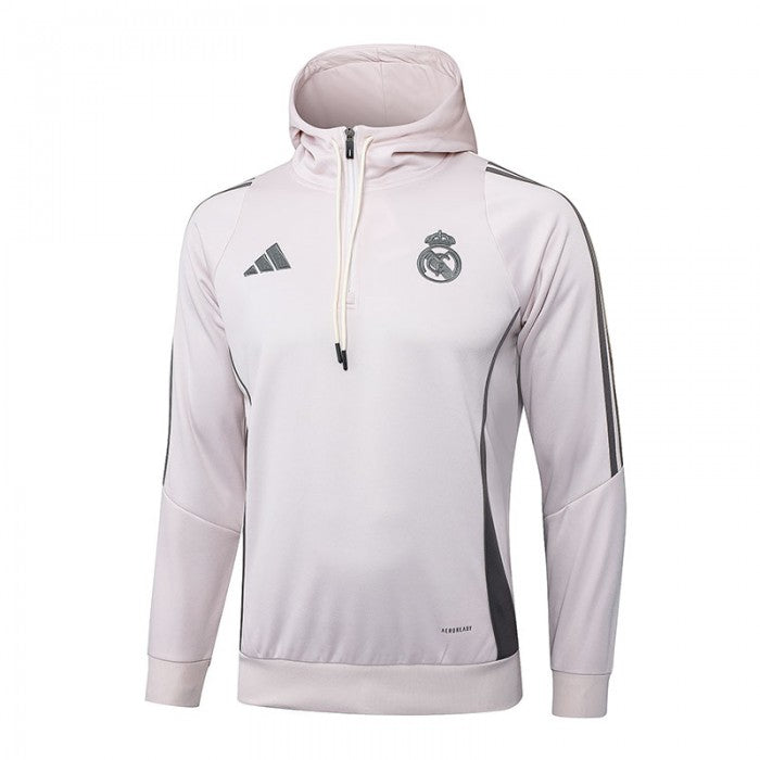 Real Madrid Khaki Hooded Edition Training Suit