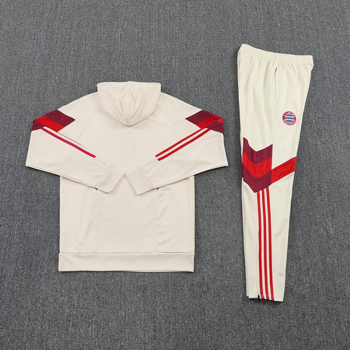 Bayern Munich Hooded Khaki Training Suit