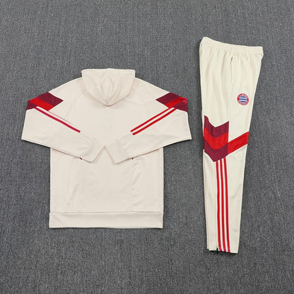 Bayern Munich Hooded Khaki Training Suit