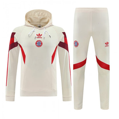 Bayern Munich Hooded Khaki Training Suit