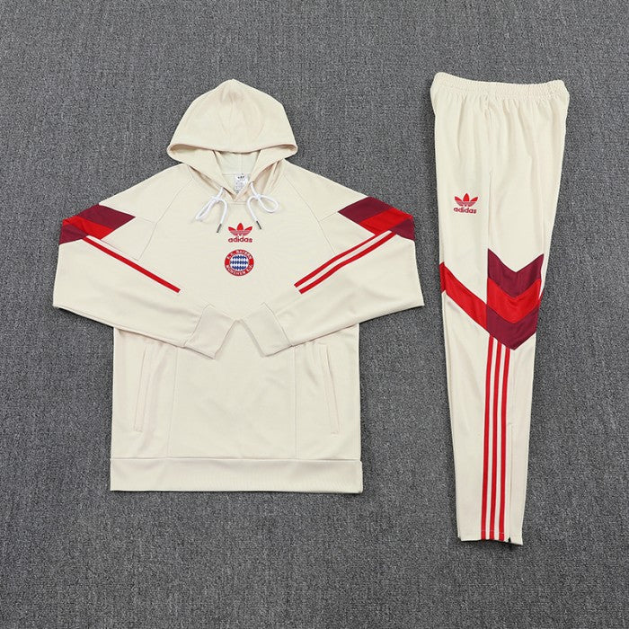 Bayern Munich Hooded Khaki Training Suit