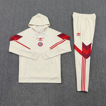 Bayern Munich Hooded Khaki Training Suit