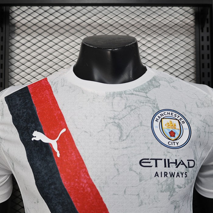 Authentic Manchester City Away White Jersey 25/26