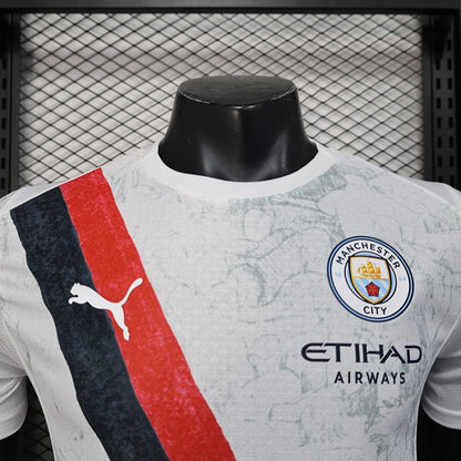 Authentic Manchester City Away White Jersey 25/26