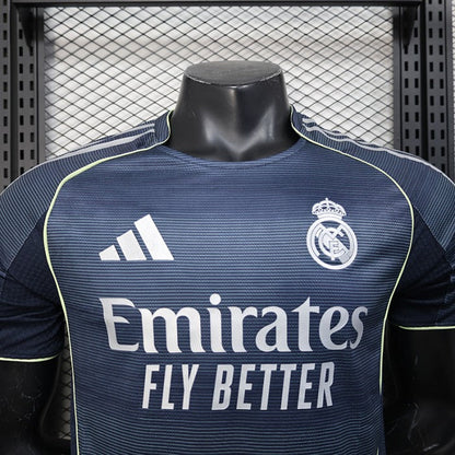 Authentic Real Madrid Away Navy Blue Jersey 25/26