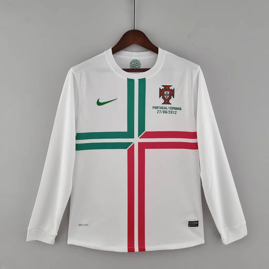 Retro Portugal Away Long Sleeves Jersey 2012