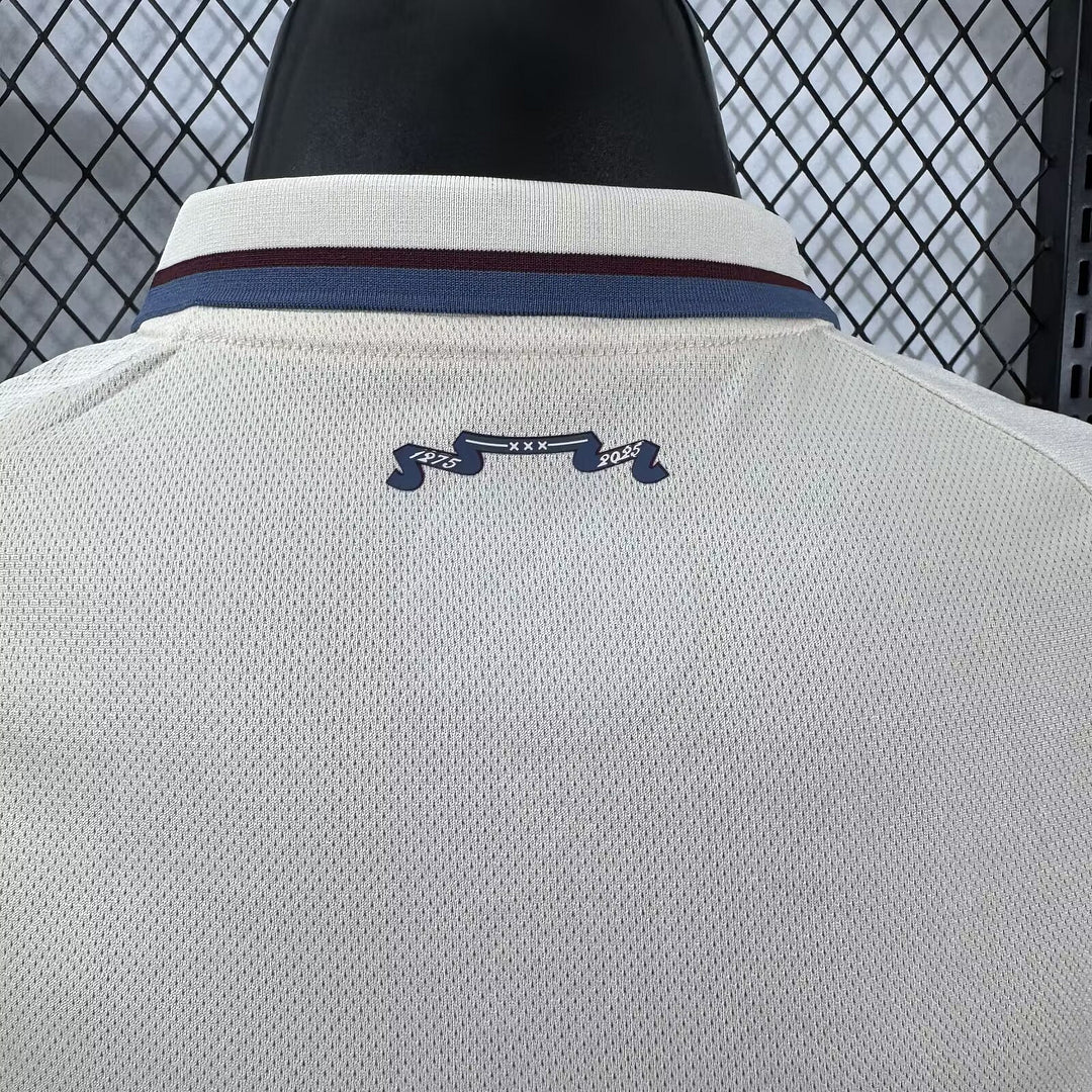 Authentic Ajax Away White Jersey 25/26