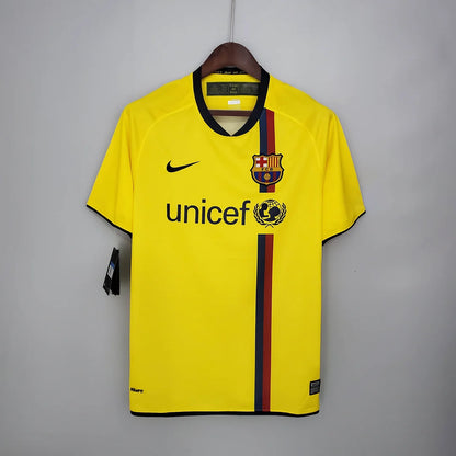 Retro Barcelona Away Yellow Jersey 08/09