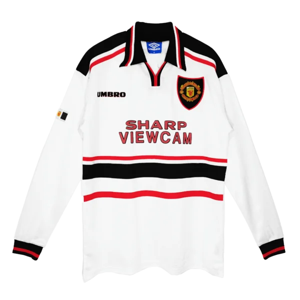 Retro 1998/99 Manchester United Away Long Sleeves Jersey