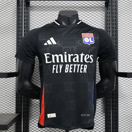 Authentic Lyon Away Black Jersey 24/25