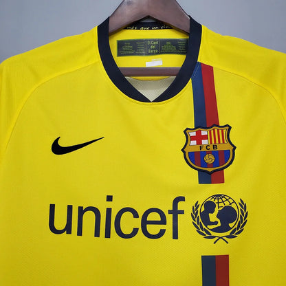 Retro Barcelona Away Yellow Jersey 08/09