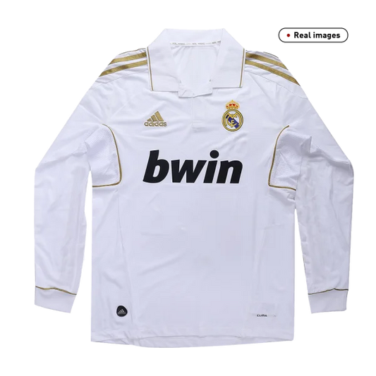 Retro 2011/12 Real Madrid Home Long Sleeves Jersey