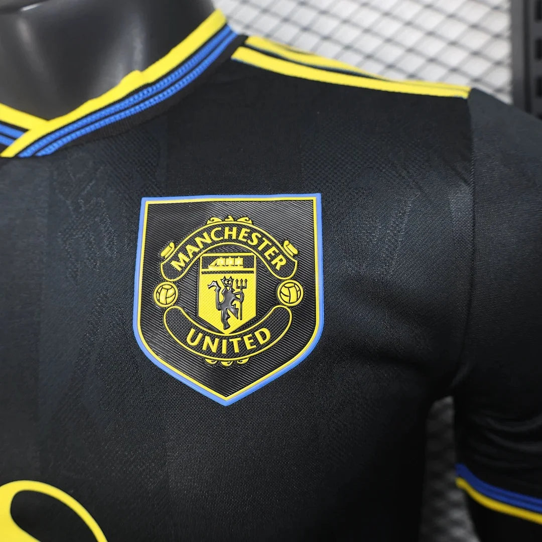 Authentic Manchester United Away Black Jersey 25/26