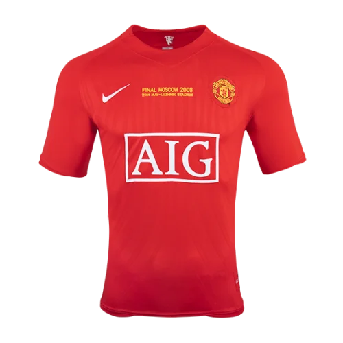 Retro 2007/08 Manchester United League Home Jersey