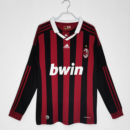 Retro AC Milan Home Long Sleeves Jersey 09/10