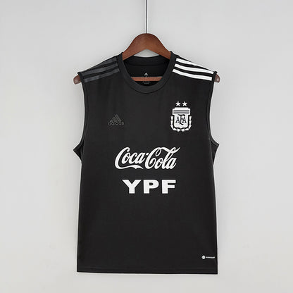 Argentina Training Black Vest Jersey