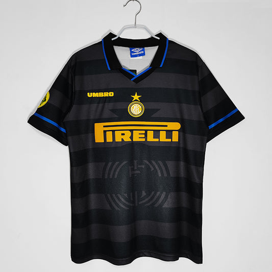 Retro Inter Away Black Jersey 97/98