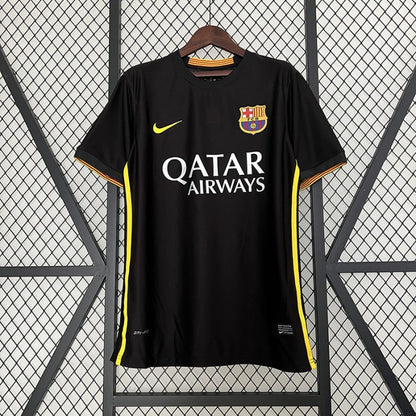 Retro Barcelona Away Black Jersey 13/14