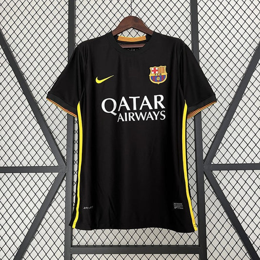 Retro Barcelona Away Black Jersey 13/14