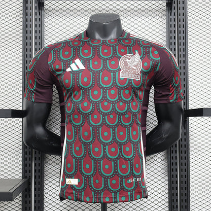 Authentic Mexico Home Red - Green Jersey 2024