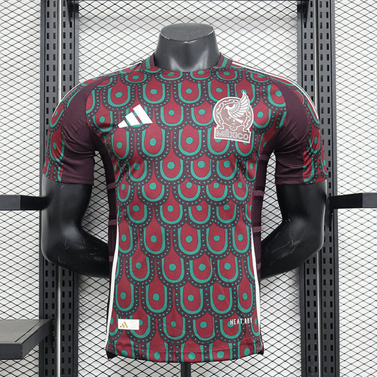 Authentic Mexico Home Red - Green Jersey 2024