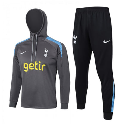 Tottenham Hotspur Gray Hooded Training Suit