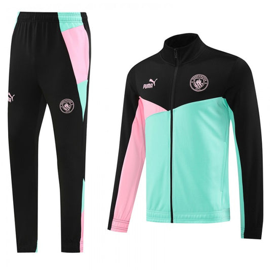 Manchester City Green and Black Training Suit