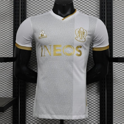 Authentic OGC Nice Away White Jersey 24/5