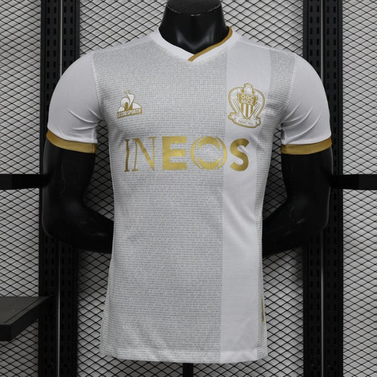 Authentic OGC Nice Away White Jersey 24/5