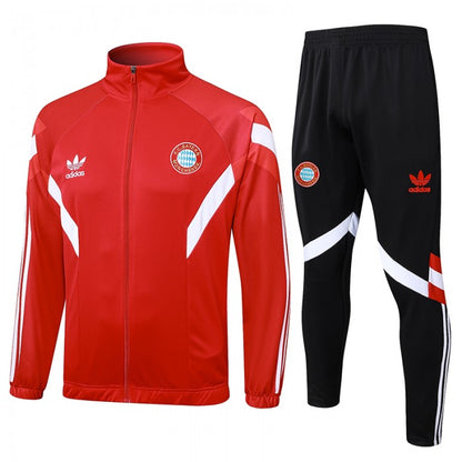 Bayern Munich Red White Training Suit