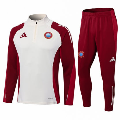 Bayern Munich White Red Training Suit