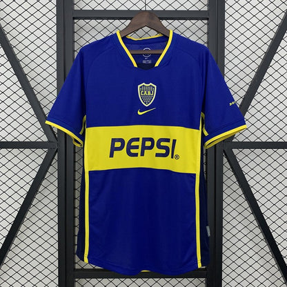 Retro Boca Juniors Home Jersey 02/03