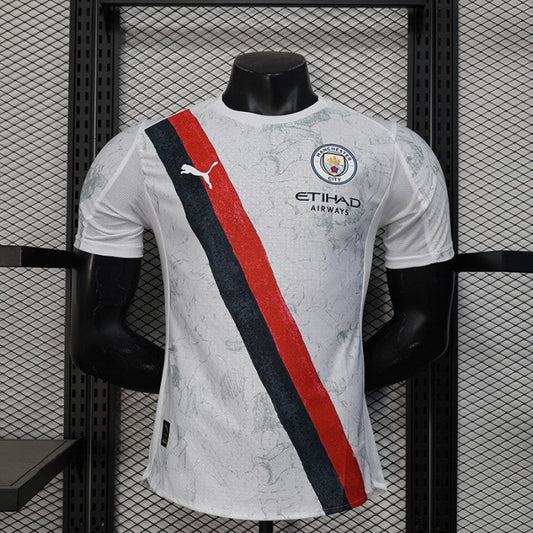 Authentic Manchester City Away White Jersey 25/26