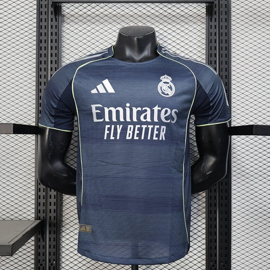 Authentic Real Madrid Away Navy Blue Jersey 25/26